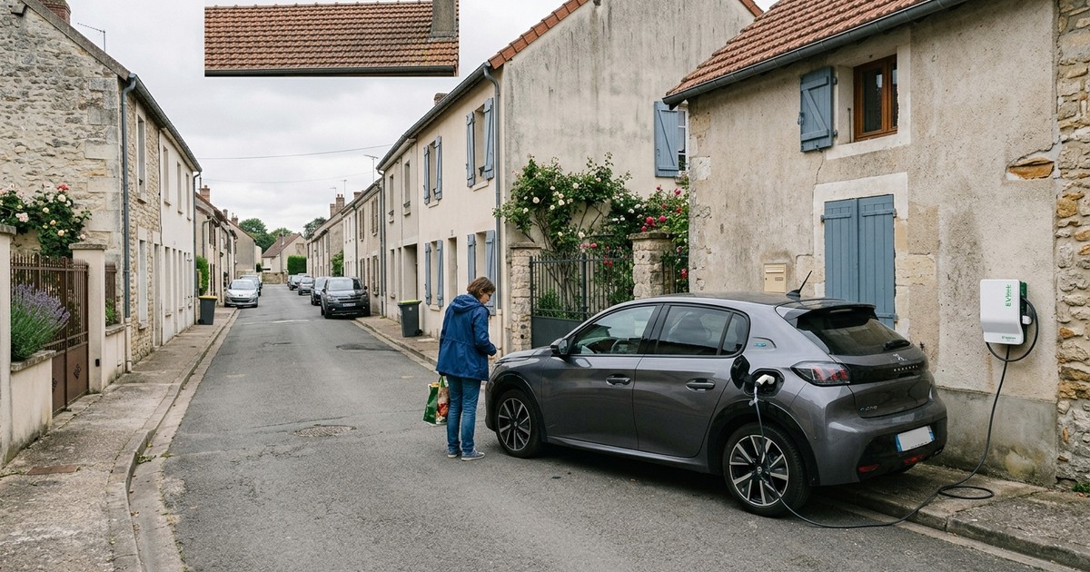 Installation de borne de recharge à Chieulles