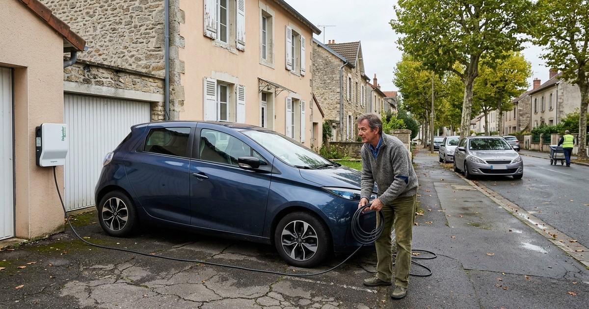 Installation de borne de recharge à Scy-Chazelles