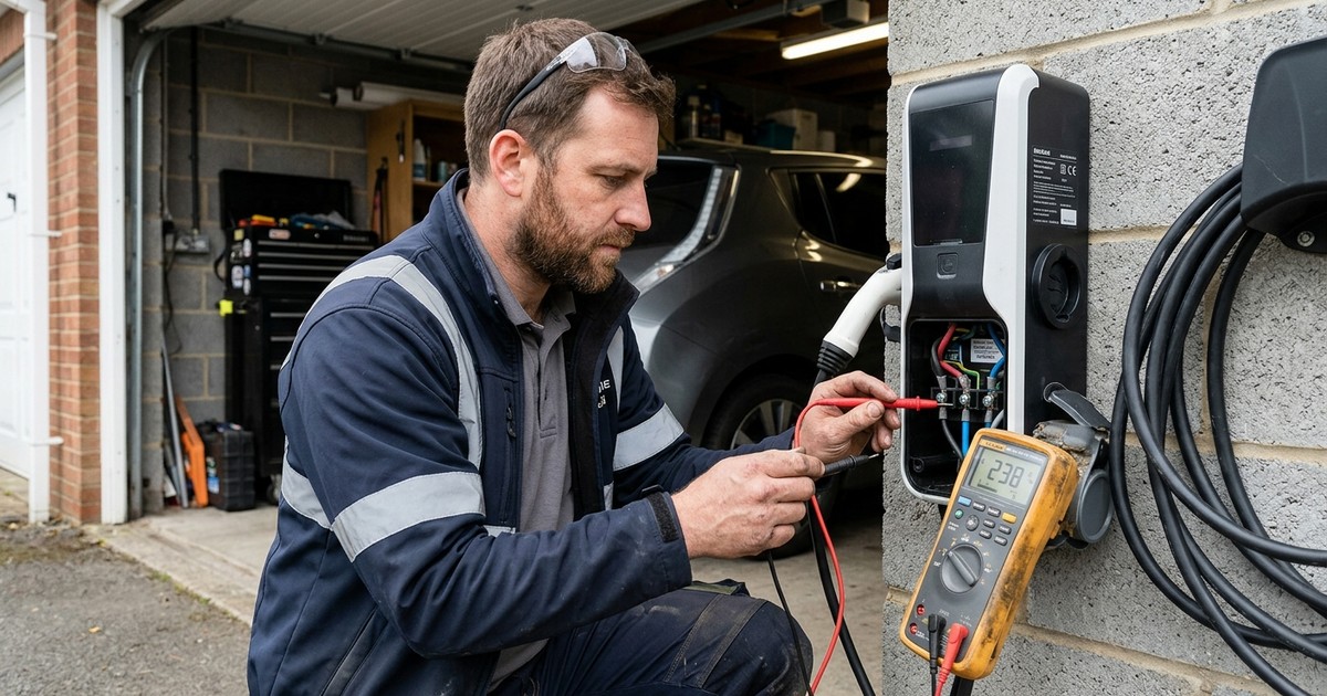 Mise en service IRVE d'une borne de recharge à Metz